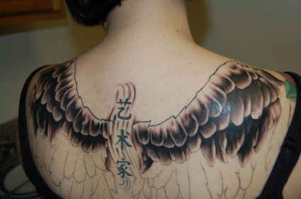 Angel Wings Gallery Tattoo Pic